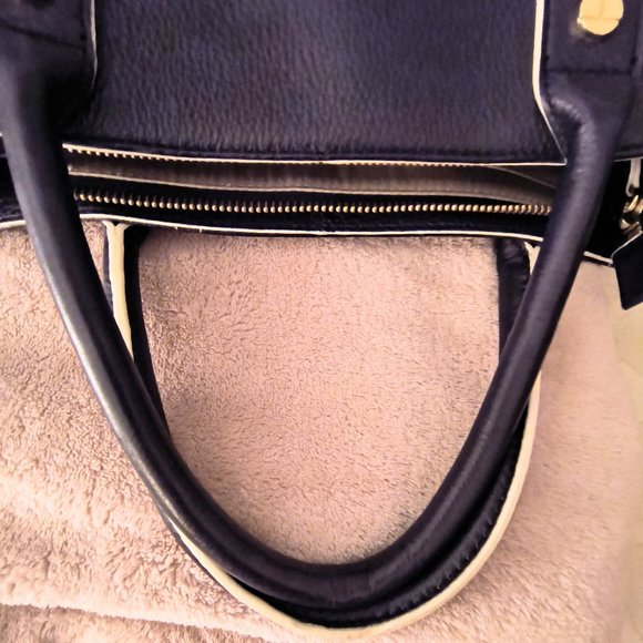 Talbots Navy Blue Leather Purse - Picture 5 of 8